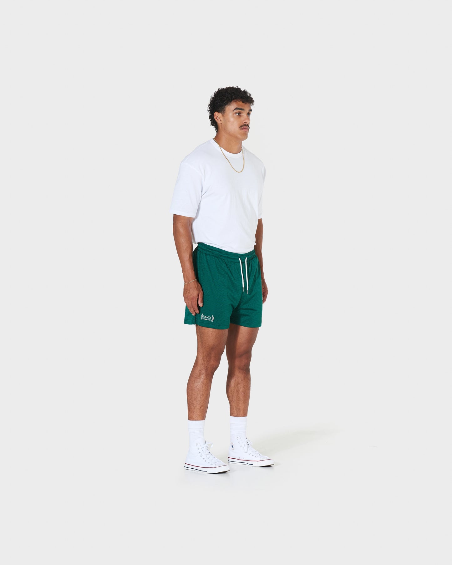 MESH TRAINING SHORTS - RACING GREEN