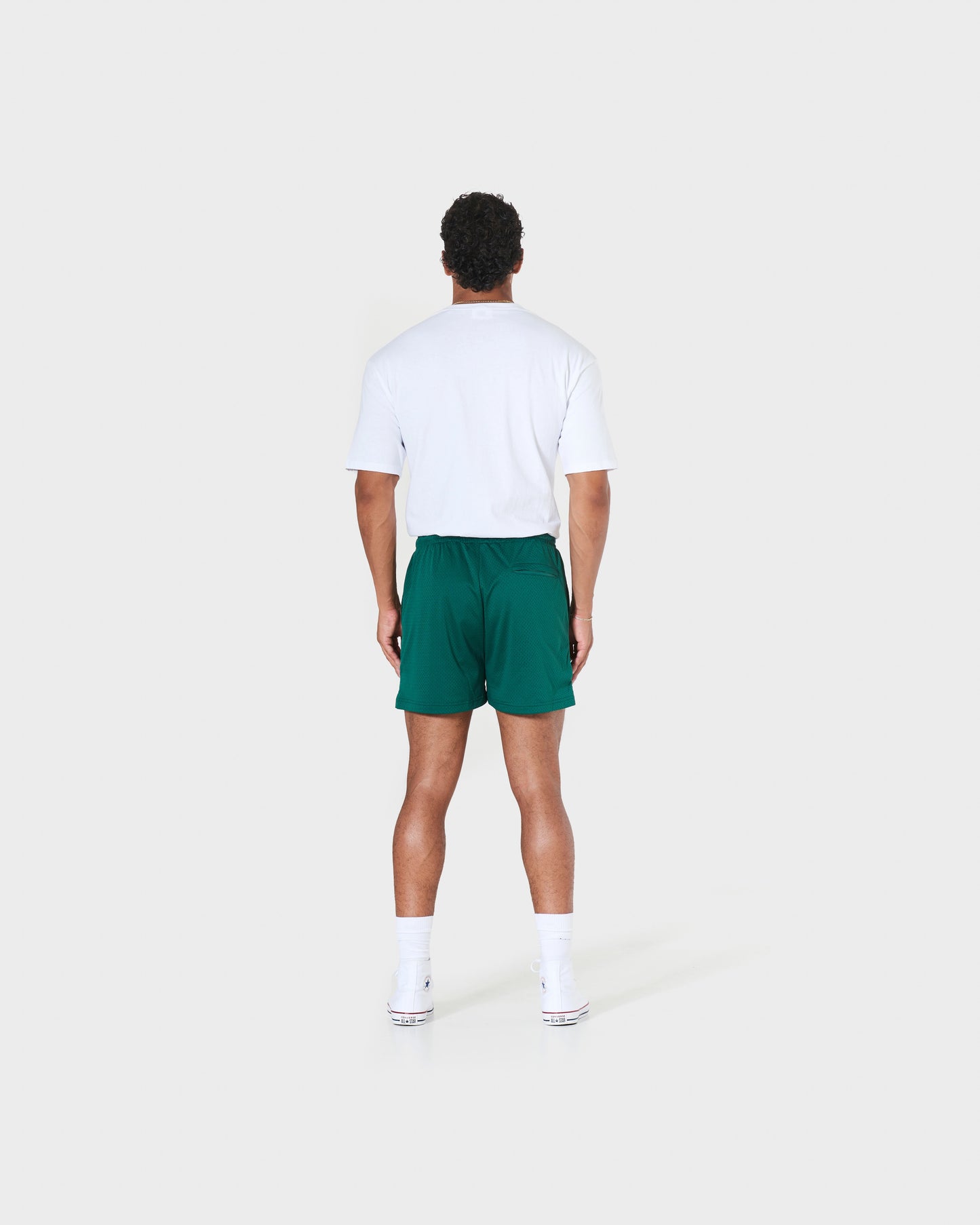 MESH TRAINING SHORTS - RACING GREEN