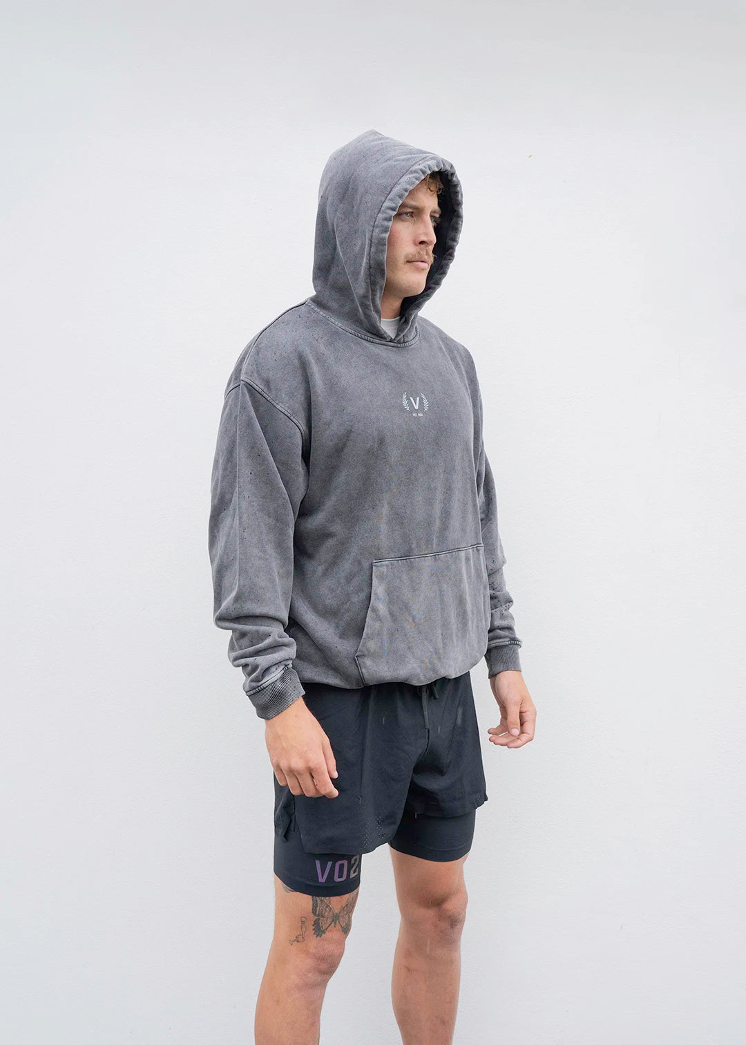 AGED BLACK HOODIE