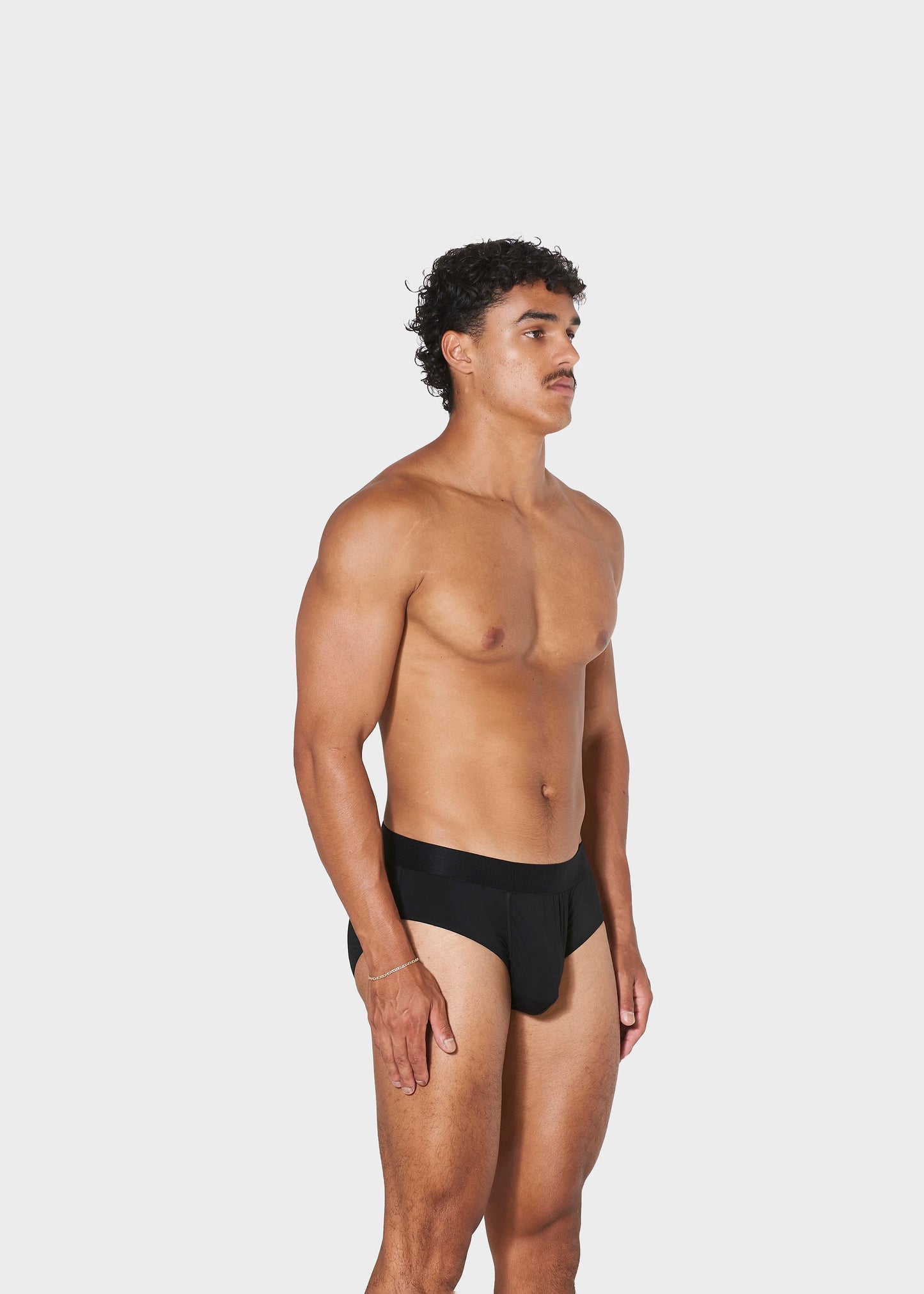 BLACK (BRIEF) (BIG POUCH)