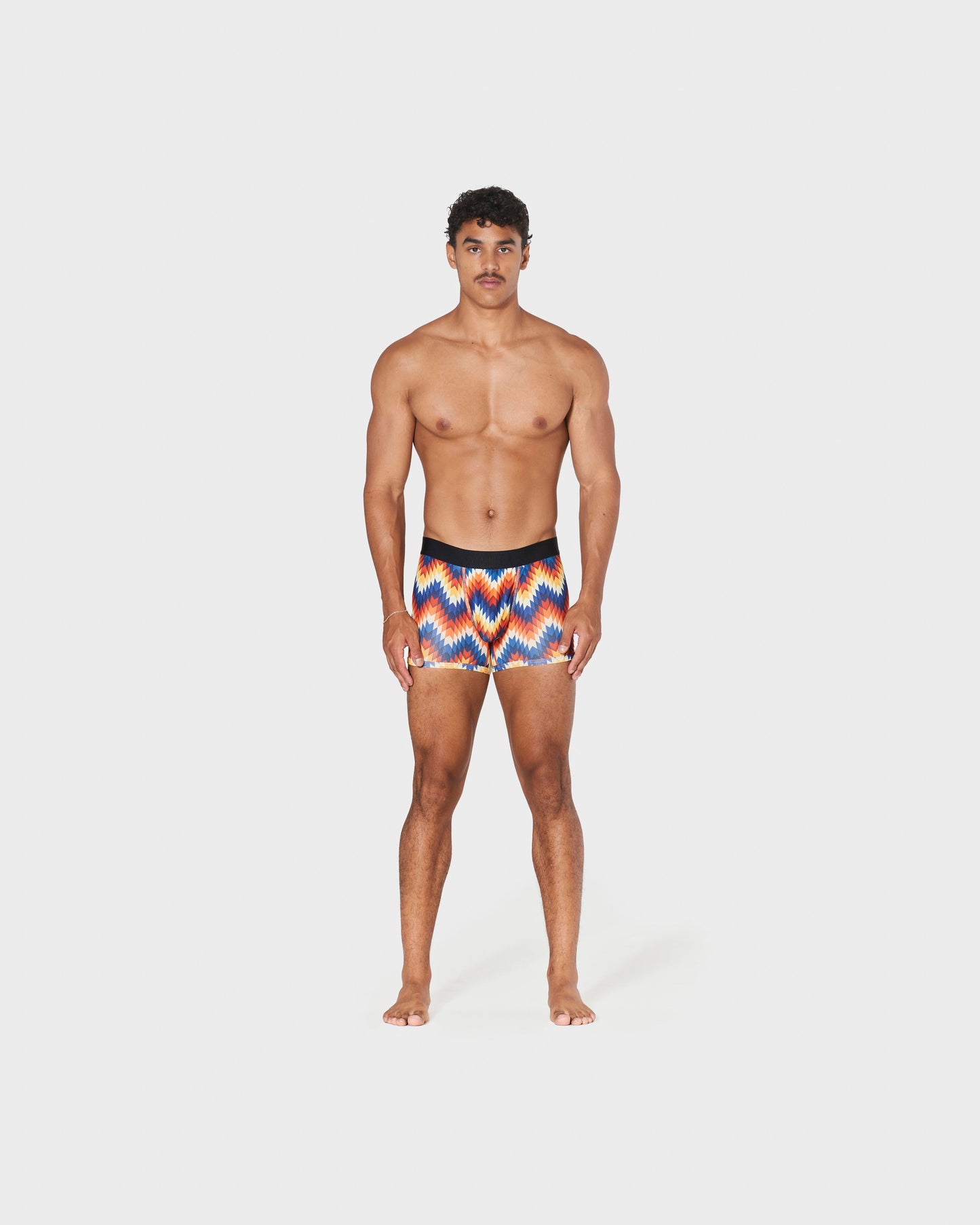 Flexible men’s athletic underwear for unrestricted movement