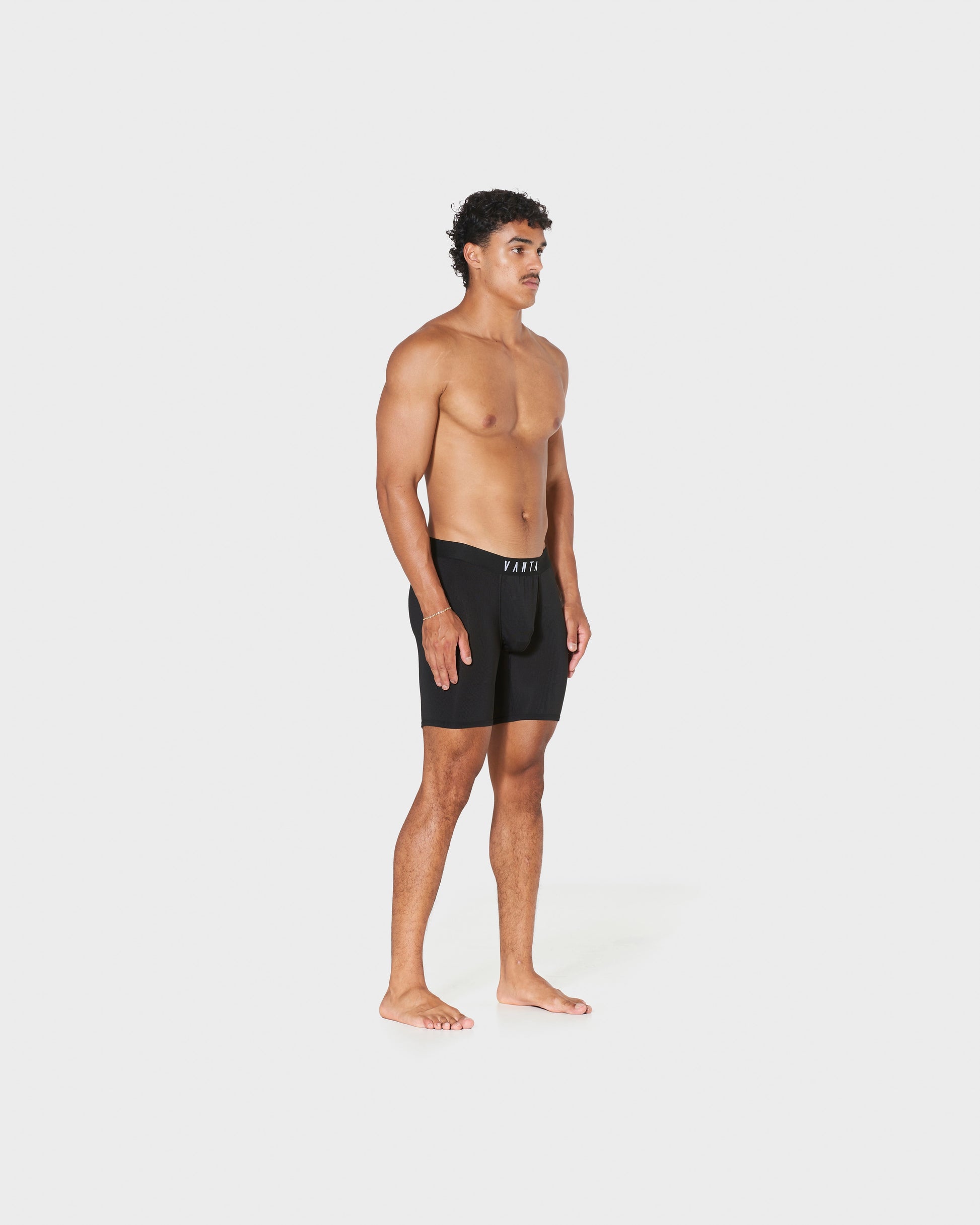 Men's performance underwear with flexible stretch for unrestricted movement