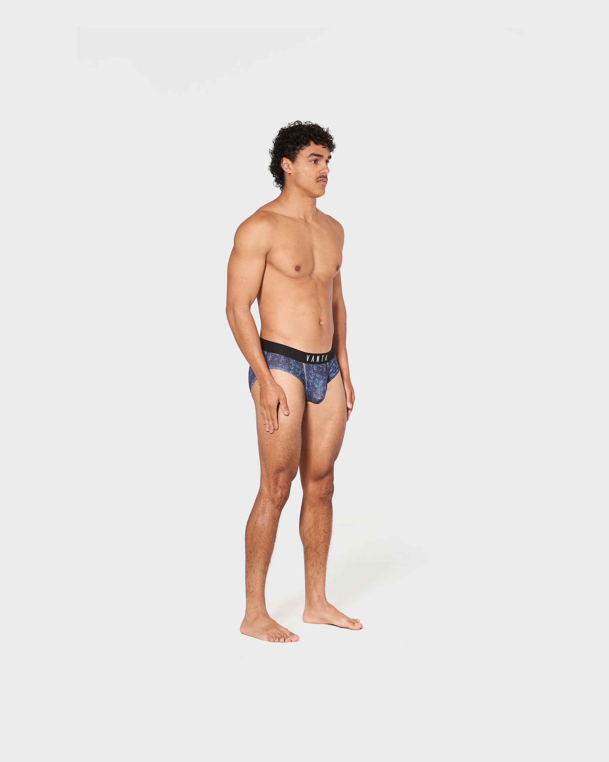 Men's running underwear with sweat-wicking fabric for dry comfort