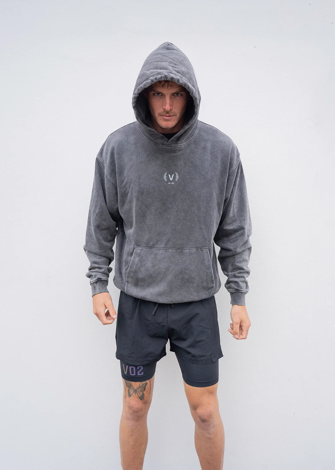 AGED BLACK HOODIE