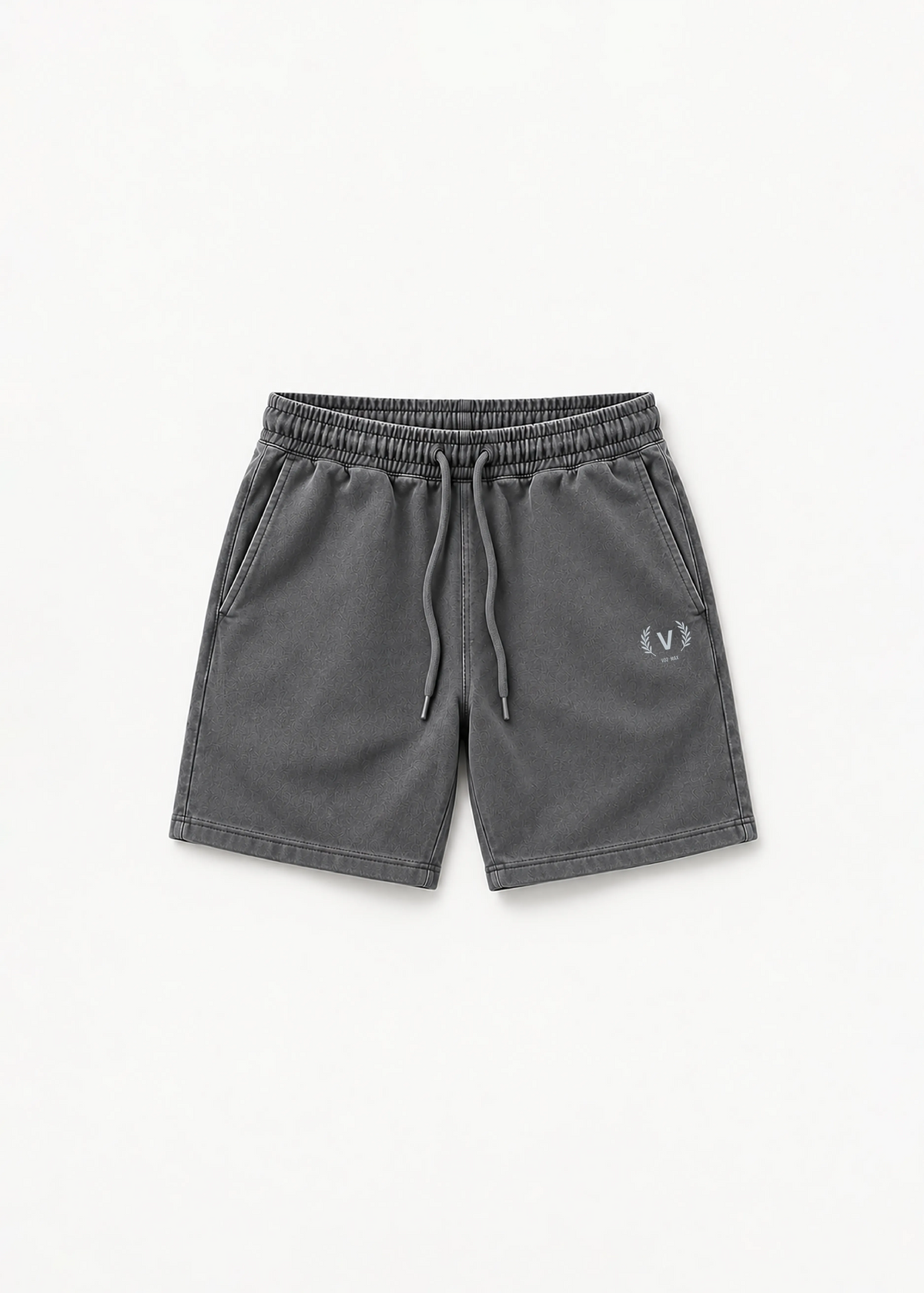 AGED BLACK SWEAT SHORTS